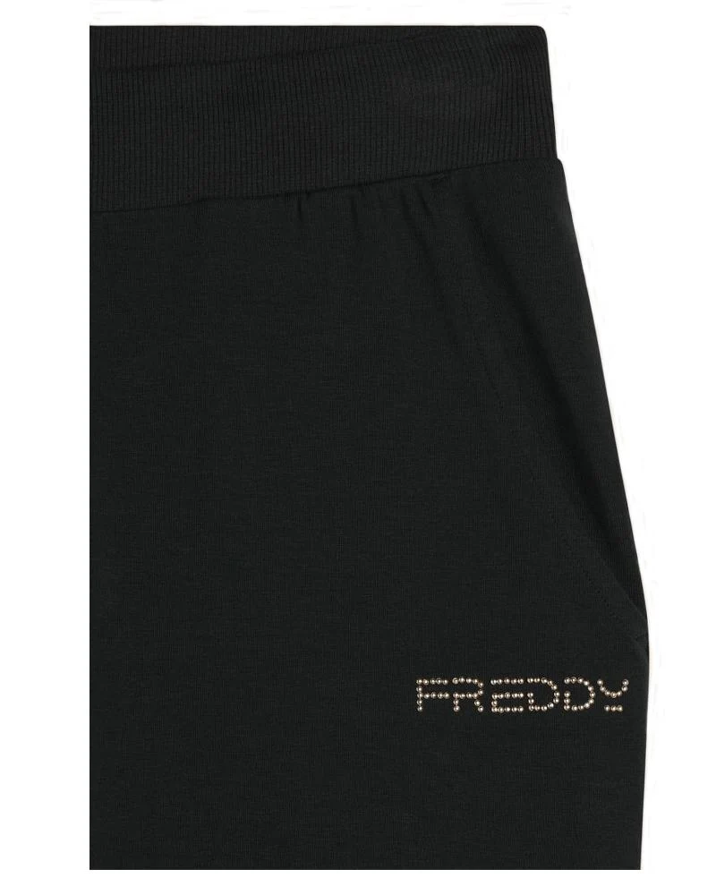 Pantaloni In Jersey Donna Con Fondo A Polsino