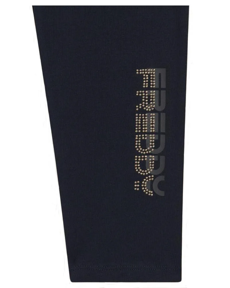 Leggings 7/8 Donna In Jersey Con Logo
