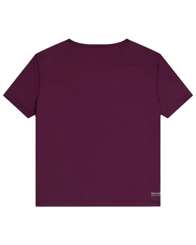 T-shirt Donna Comfort Fit Con Maniche Corte In Tessuto Tecnico