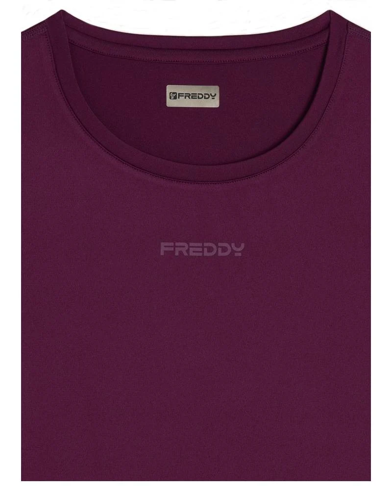 T-shirt Donna Comfort Fit Con Maniche Corte In Tessuto Tecnico