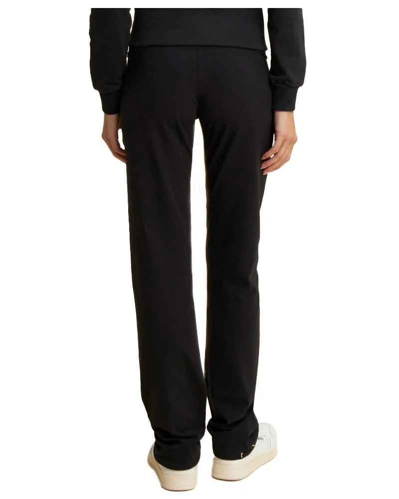 Pantaloni Regular Fit Donna Gamba Dritta Con Coulisse Sul Fondo