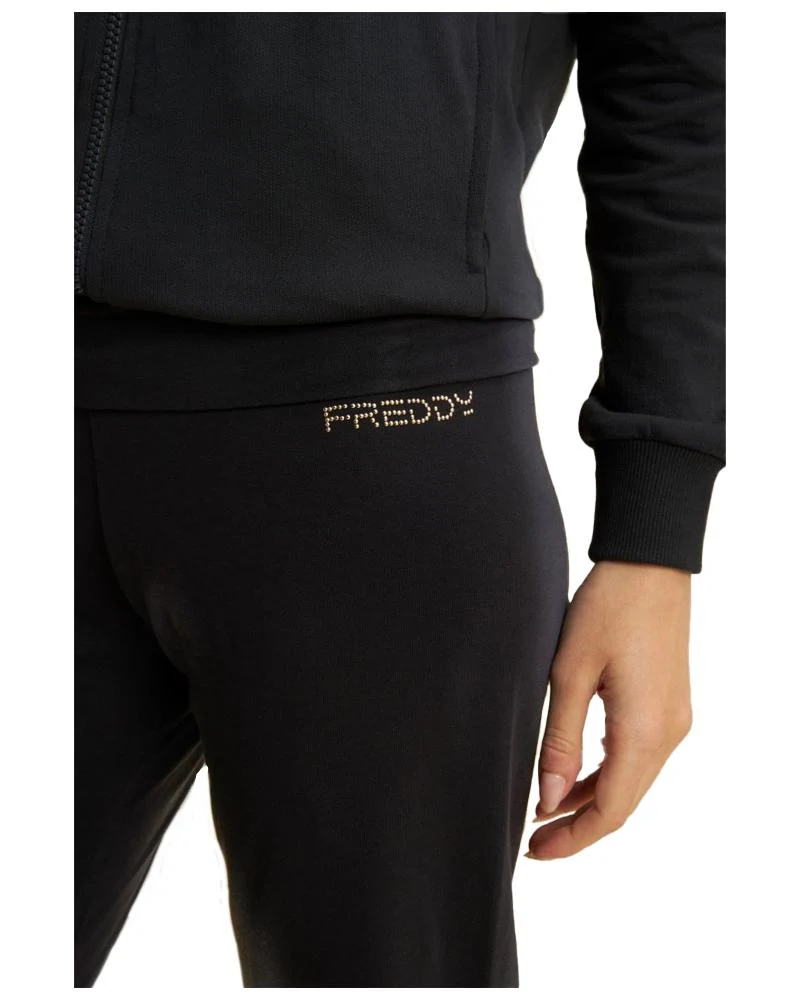 Pantaloni Regular Fit Donna Gamba Dritta Con Coulisse Sul Fondo