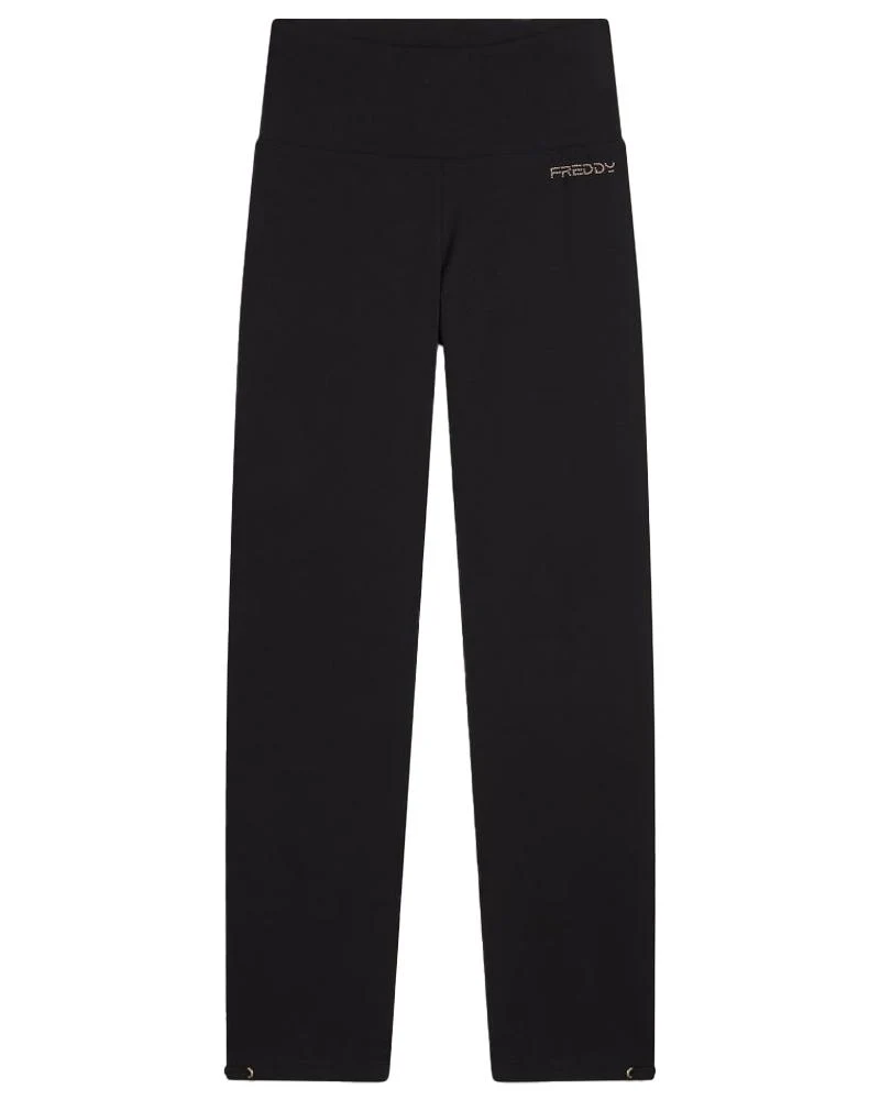 Pantaloni Regular Fit Donna Gamba Dritta Con Coulisse Sul Fondo