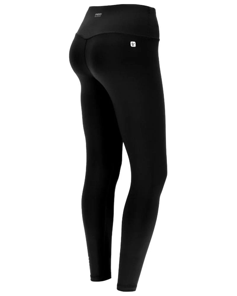 Leggings Donna Fitness 7/8 Vita Alta In Tessuto Tecnico