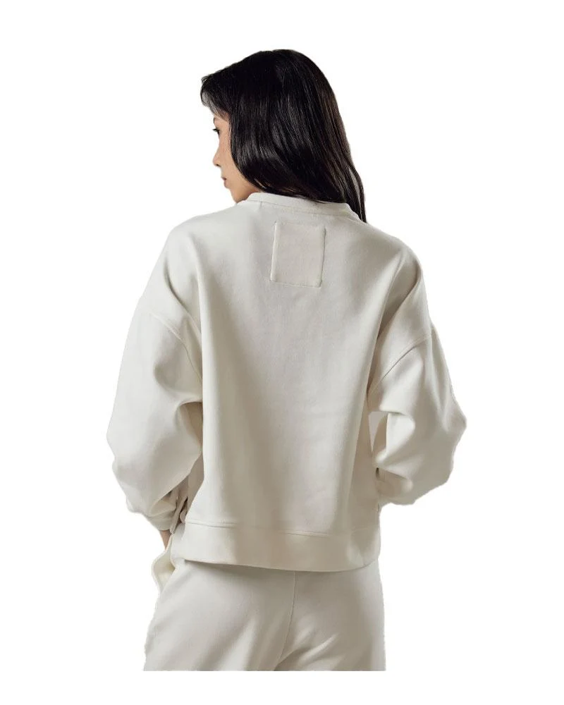 Felpa Donna Loose Fit in Interlock