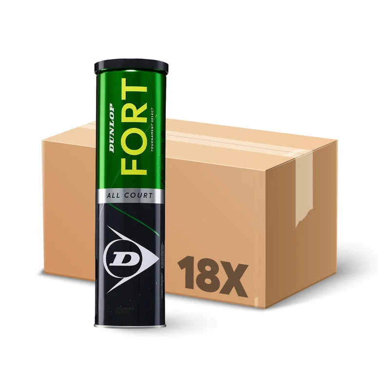 Promo 18 Tubi Palline Dunlop Fort All Court