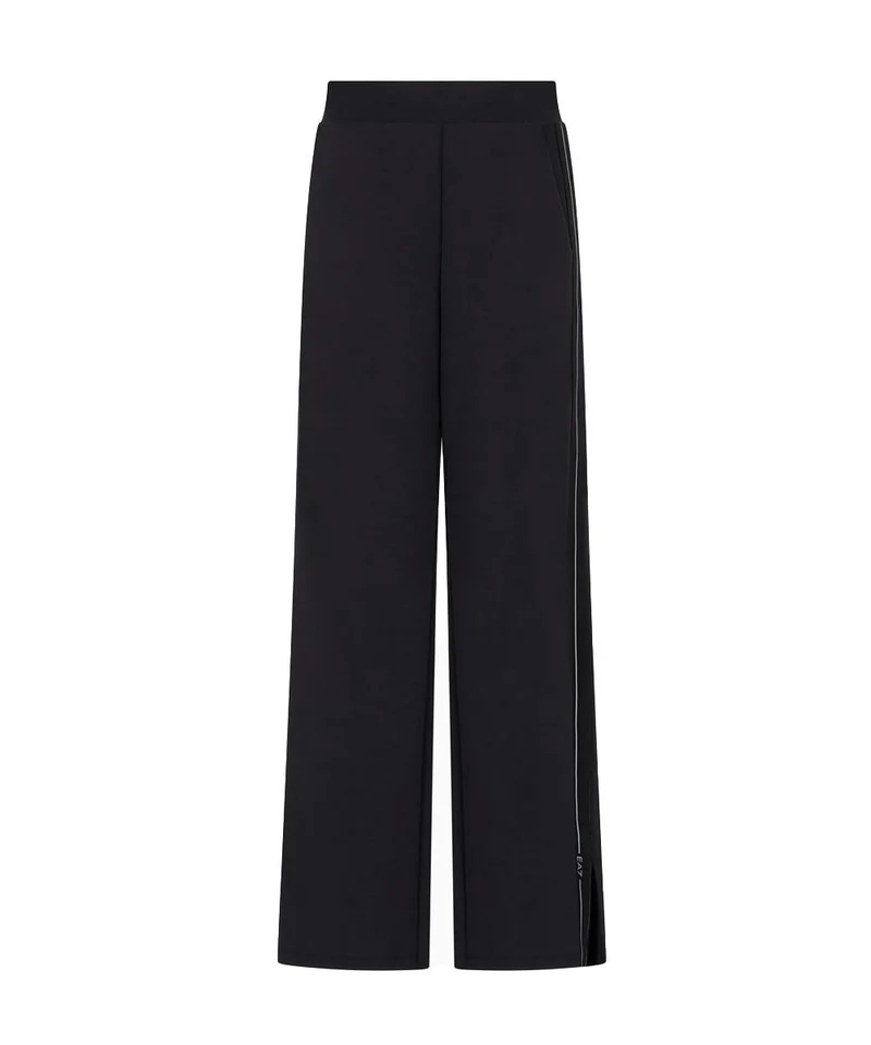 Pantaloni Ampi Logo Series In Misto Modal Stretch