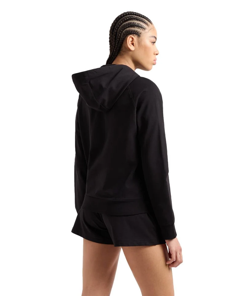 Felpa Con Cappuccio Core Lady In Cotone Stretch