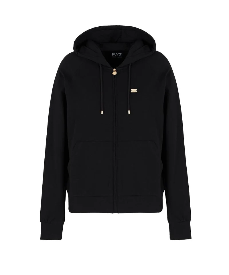 Felpa Con Cappuccio Core Lady In Cotone Stretch