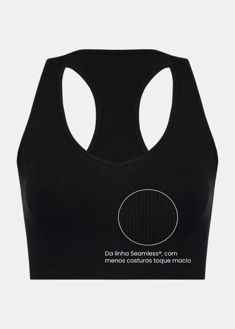Top Mulher Skin Soft Ribana