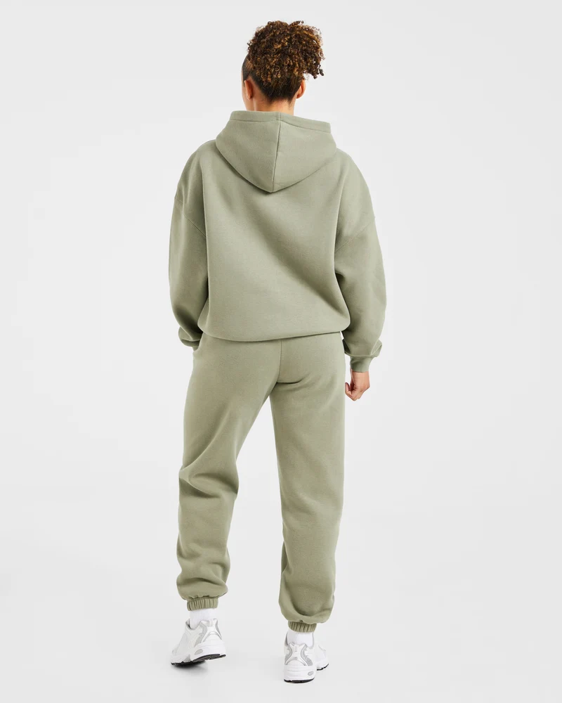 Varsity 2.0 Oversized Joggers - Muted Olive