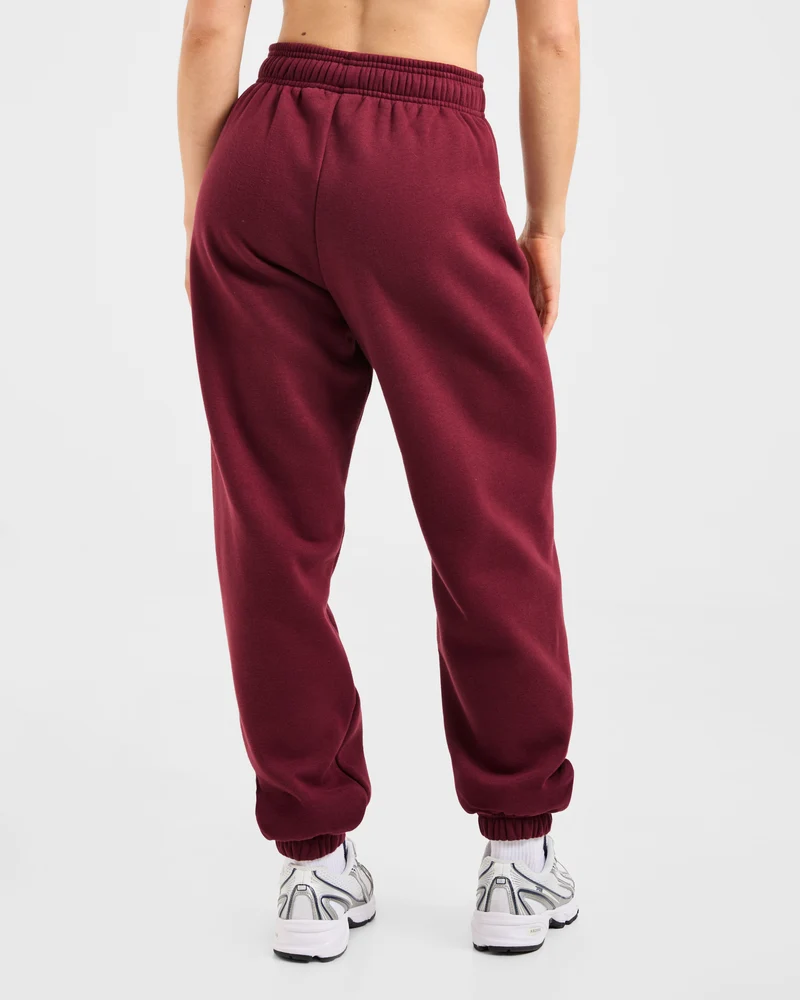 Varsity 2.0 Oversized Joggers - Rouge Wine