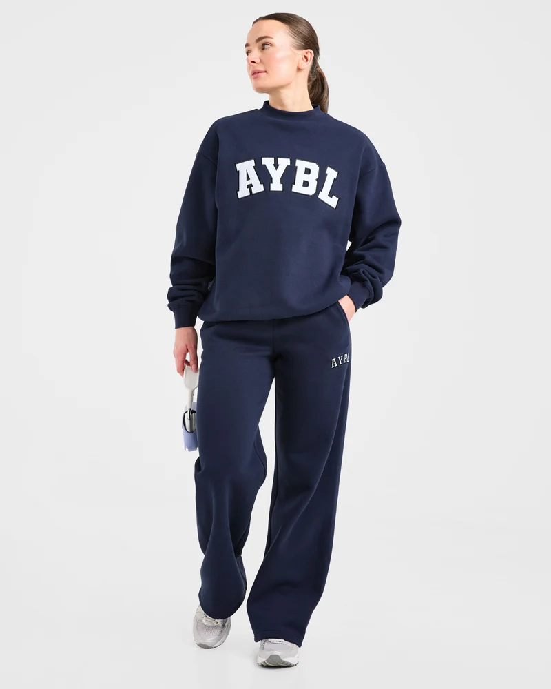 Varsity 2.0 Oversized Sweatshirt - Navy