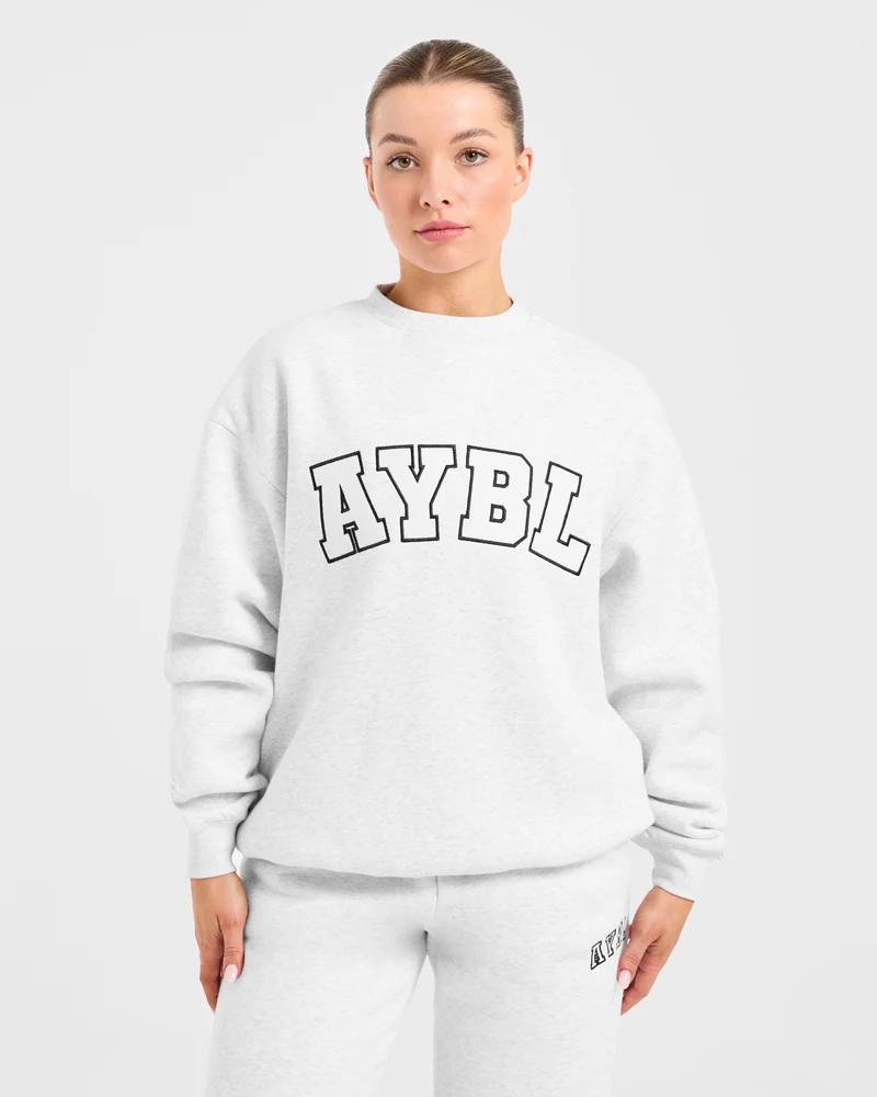 Varsity 2.0 Oversized Sweatshirt - Heather Gris
