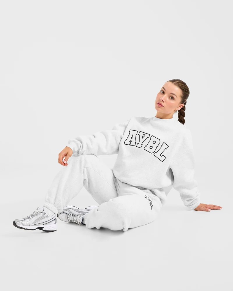 Varsity 2.0 Oversized Sweatshirt - Heather Gris
