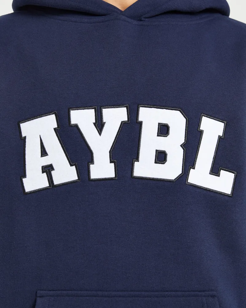 Varsity 2.0 Oversized Hoodie - Navy