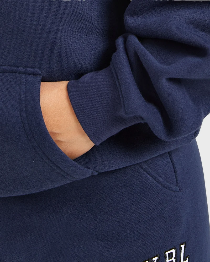 Varsity 2.0 Oversized Hoodie - Navy