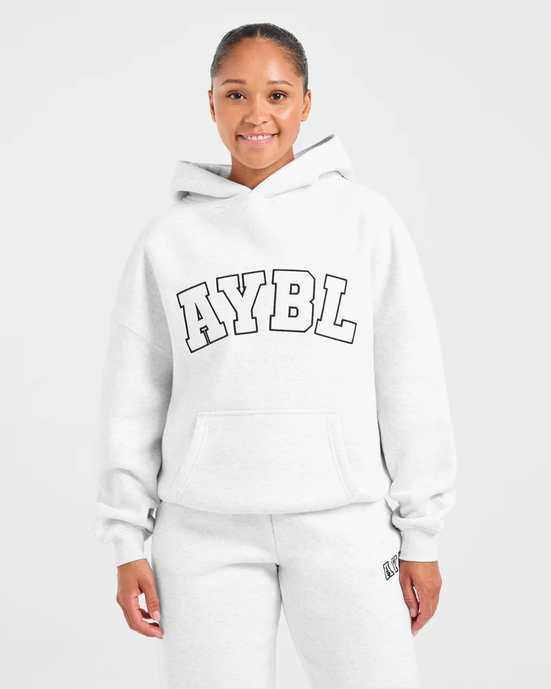Varsity 2.0 Oversized Hoodie - Heather Gris