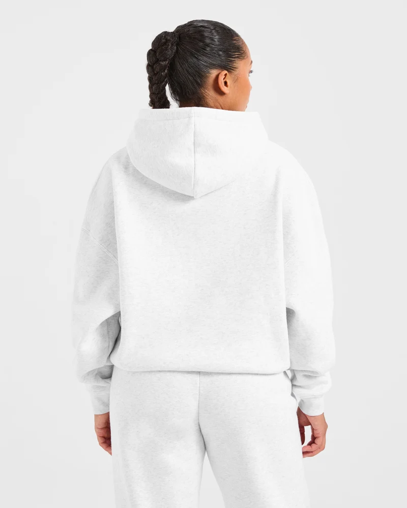 Varsity 2.0 Oversized Hoodie - Heather Gris