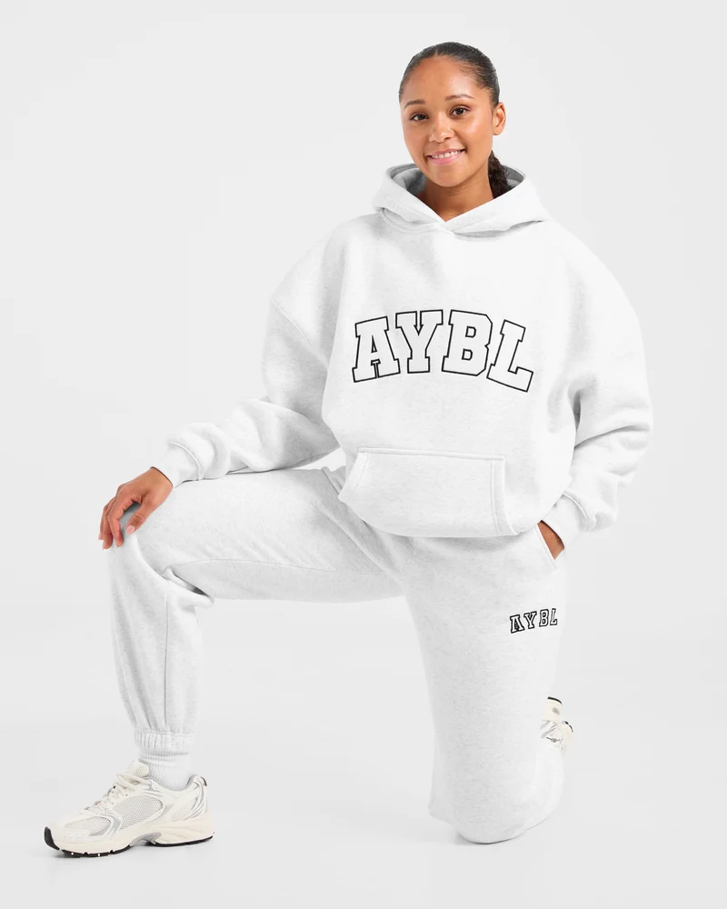 Varsity 2.0 Oversized Hoodie - Heather Gris