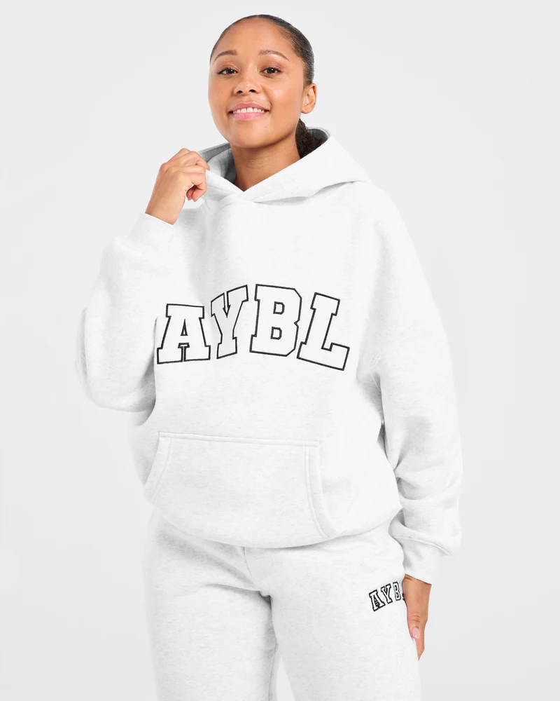 Varsity 2.0 Oversized Hoodie - Heather Gris