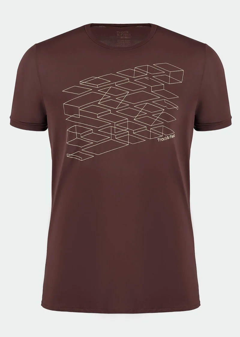 T-shirt Homem Manga Curta Thermodry Estruturas