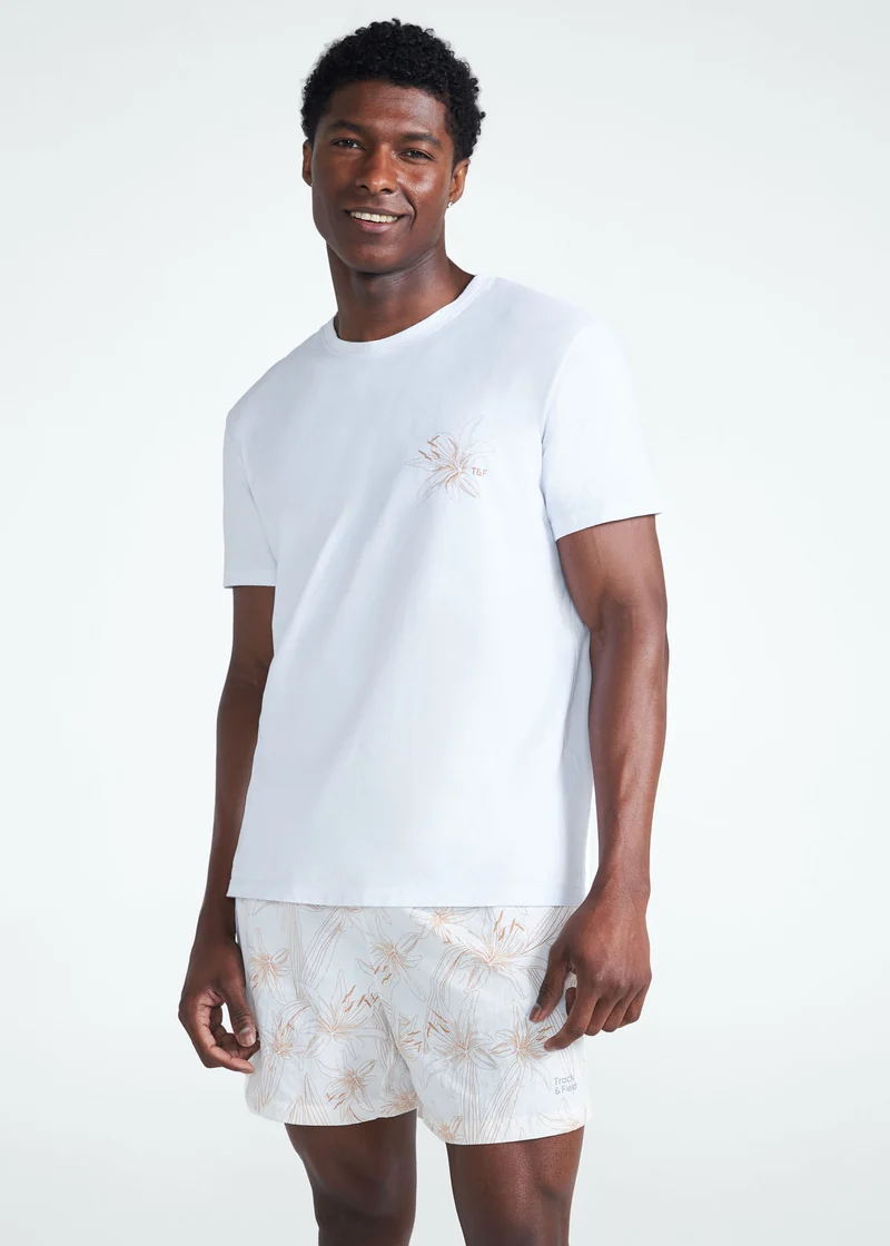 T-shirt Homem Manga Curta Silk Eve