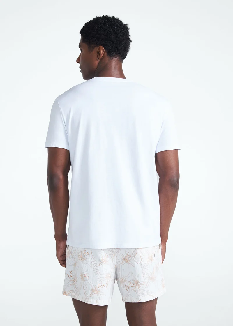 T-shirt Homem Manga Curta Silk Eve