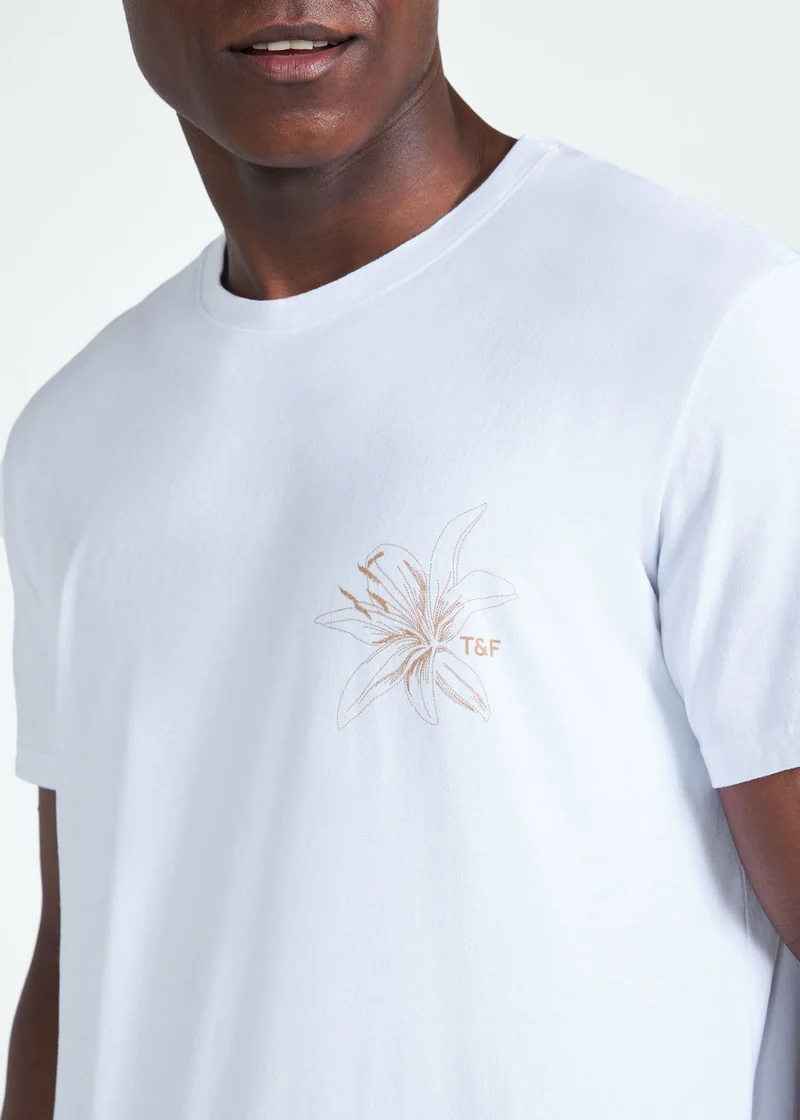 T-shirt Homem Manga Curta Silk Eve