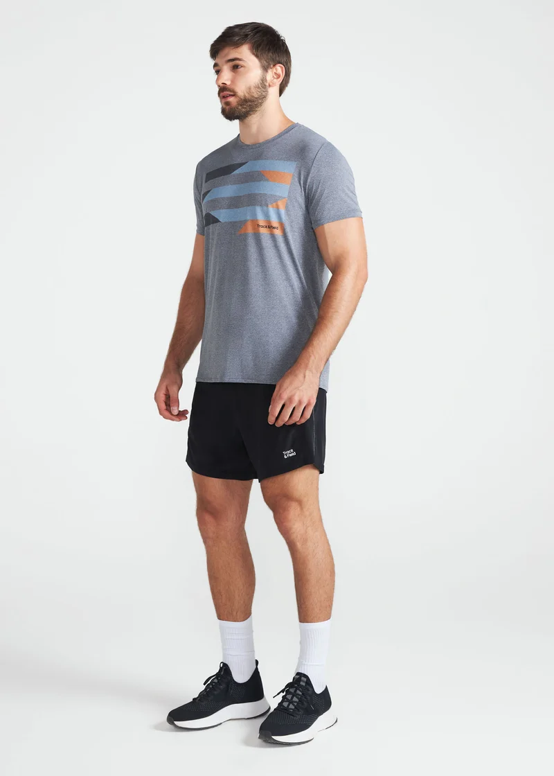 T-shirt Homem Manga Curta Thermodry Listras