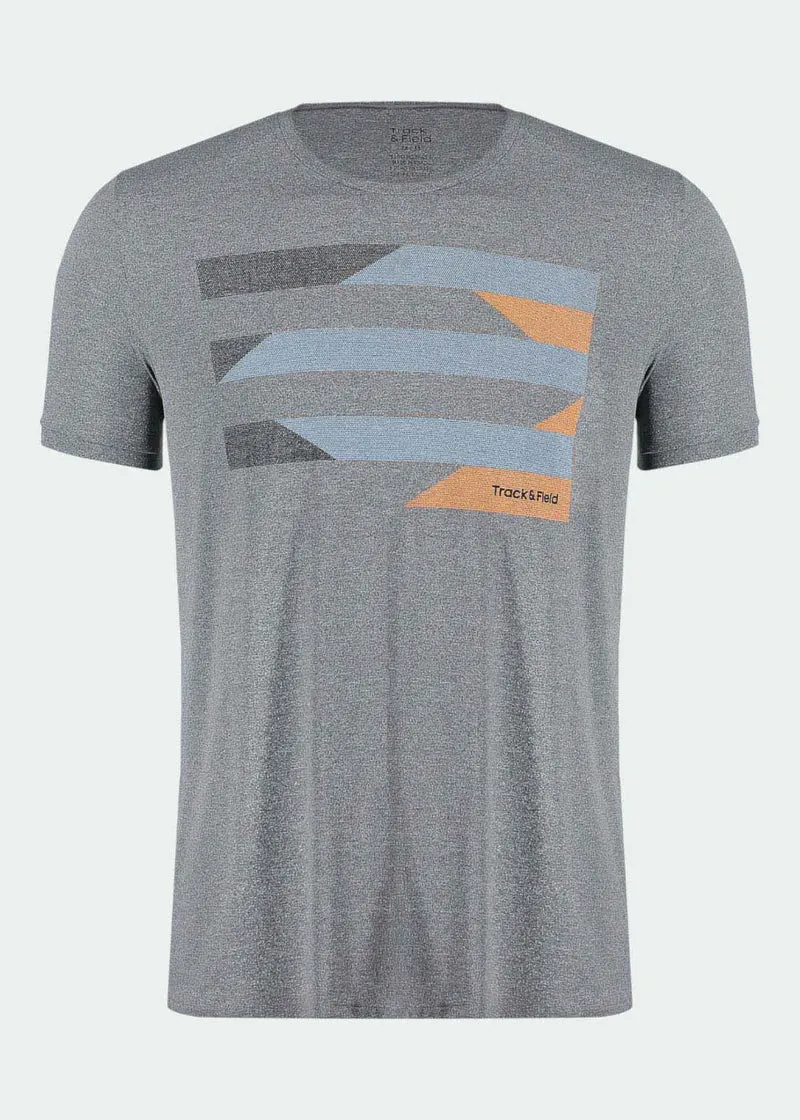 T-shirt Homem Manga Curta Thermodry Listras