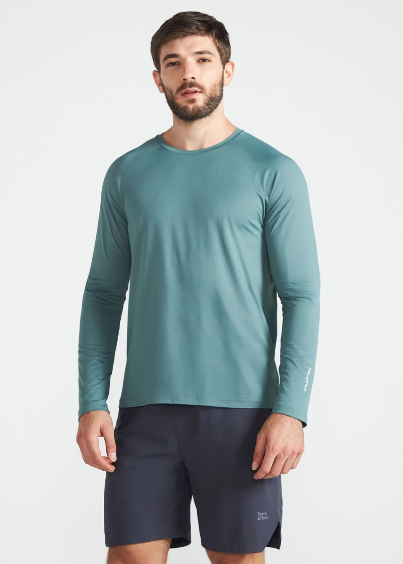 T-shirt Homem Manga Longa Uv Mesh