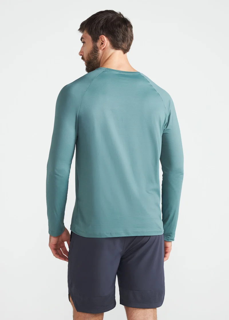 T-shirt Homem Manga Longa Uv Mesh