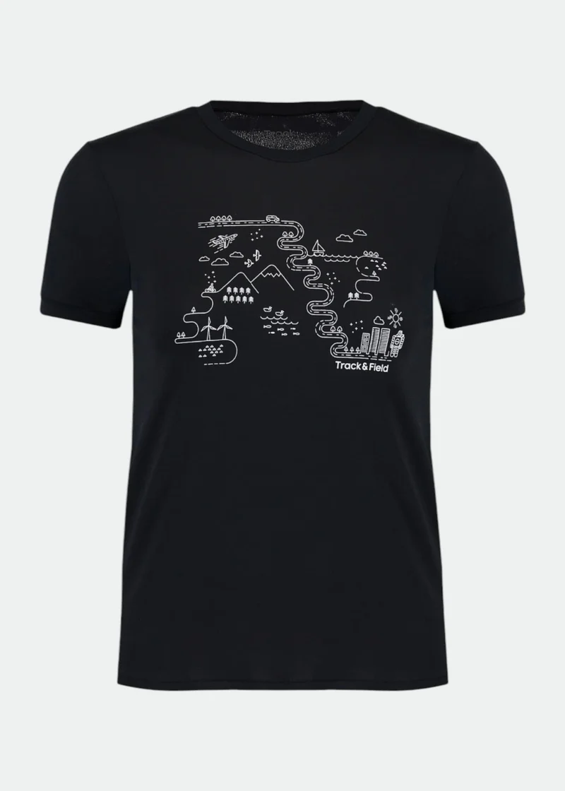 T-shirt Infantil Homem Manga Curta Thermodry Cidade