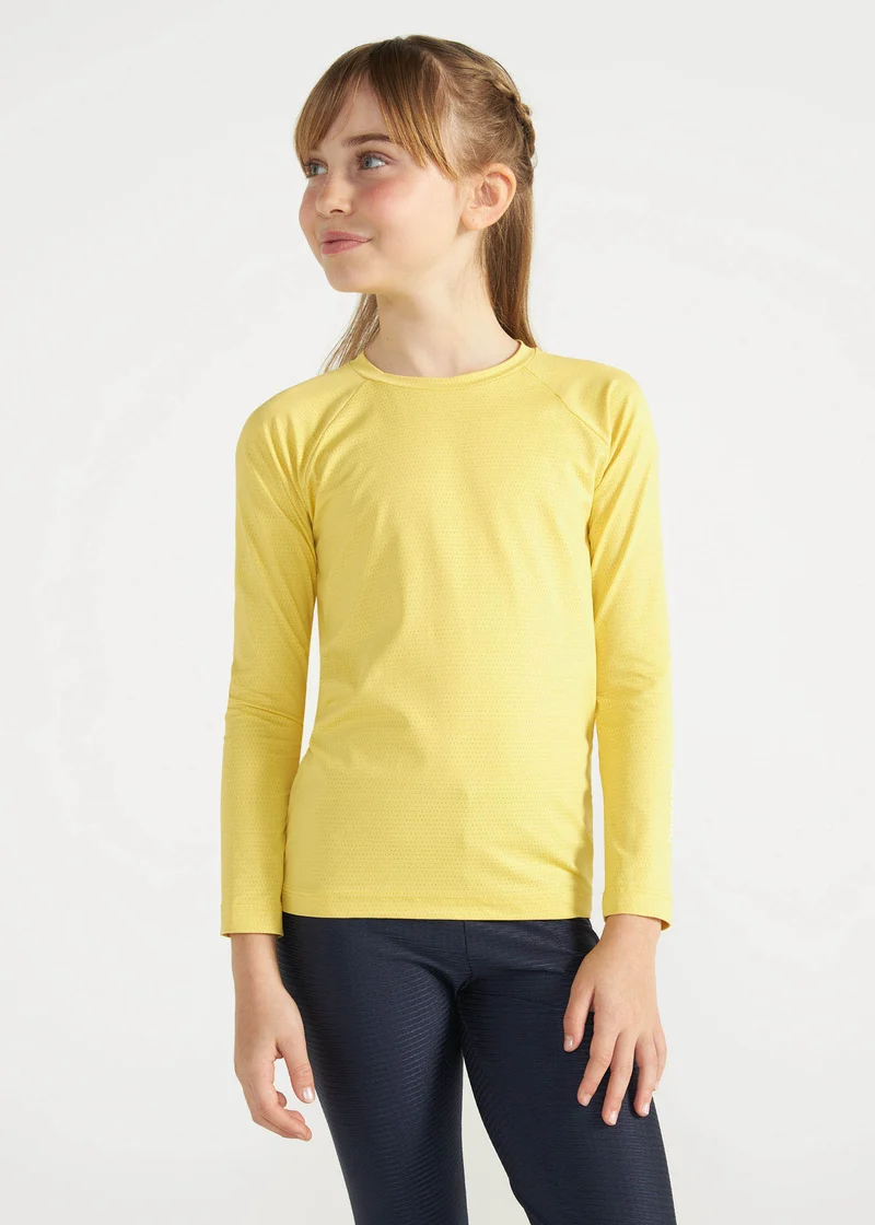 T-shirt Infantil Unissex Manga Longa Uv Mesh