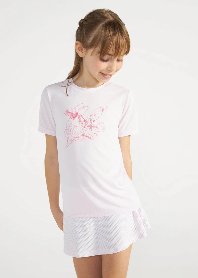 T-shirt Manga Curta Thermodry Botânica Kids