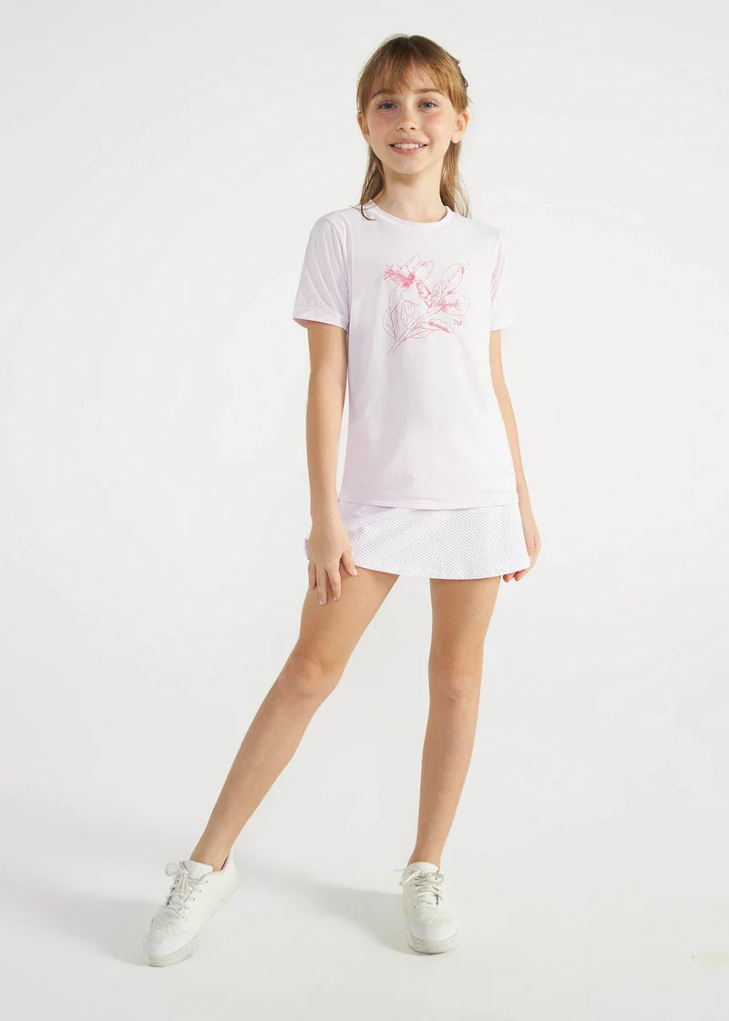 T-shirt Manga Curta Thermodry Botânica Kids