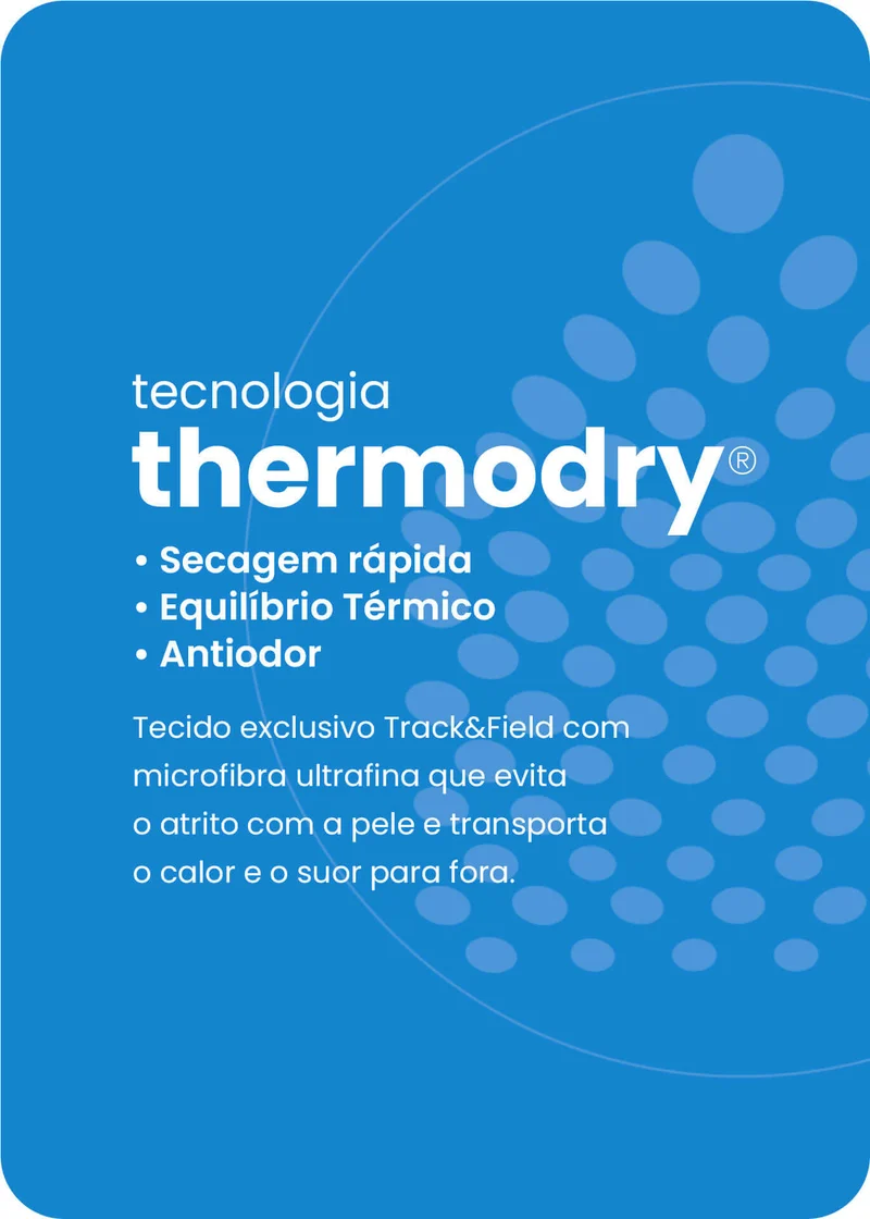 T-Shirt Homem Manga Curta Thermodry Cubos