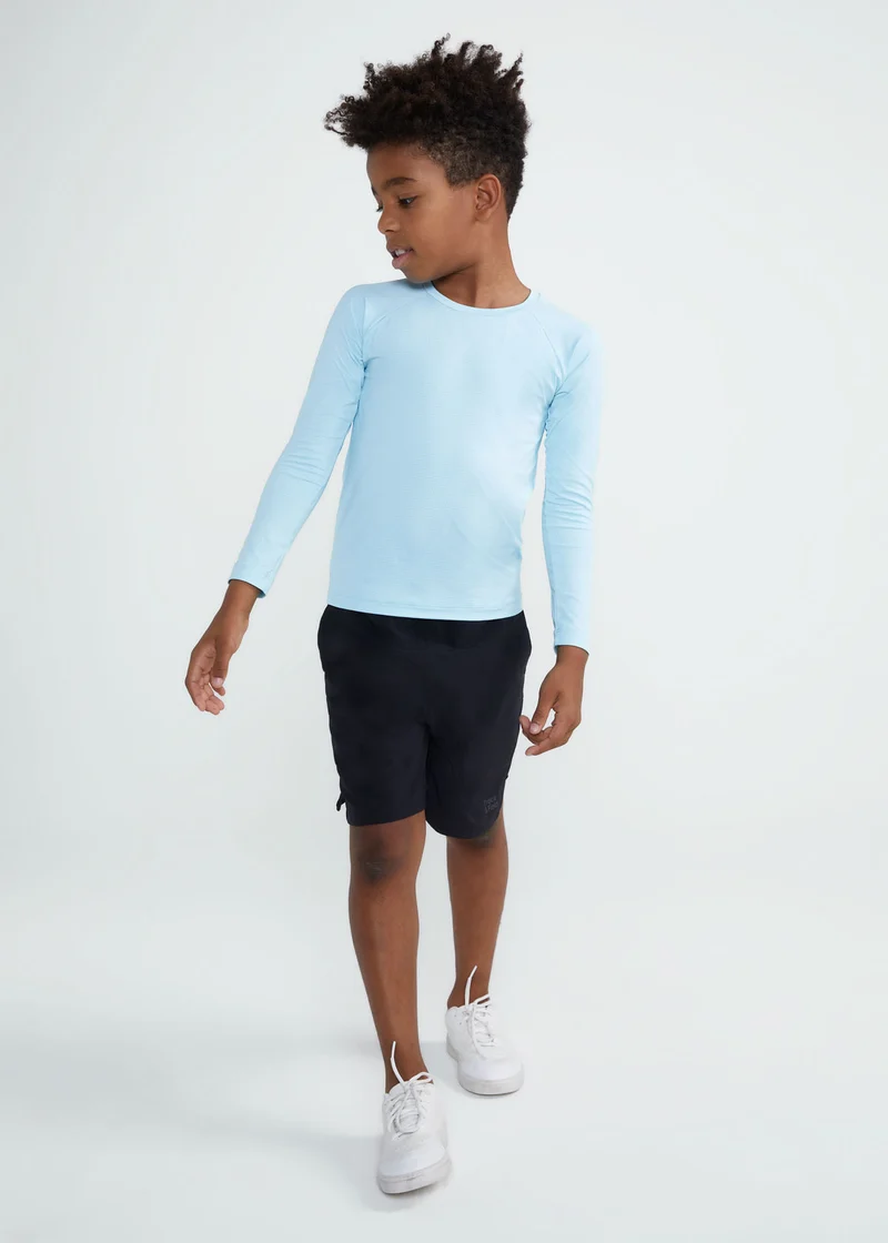 T-shirt Infantil Unissex Manga Longa Uv Mesh
