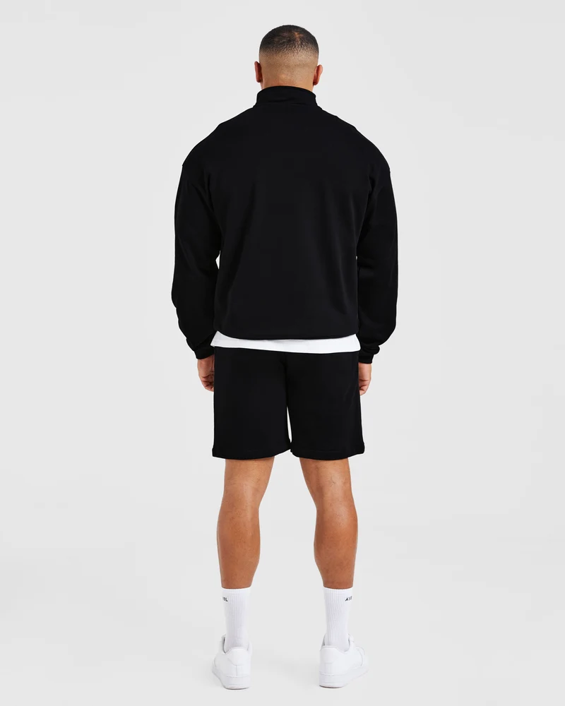 Rebound 1/4 Zip Pullover - Noir