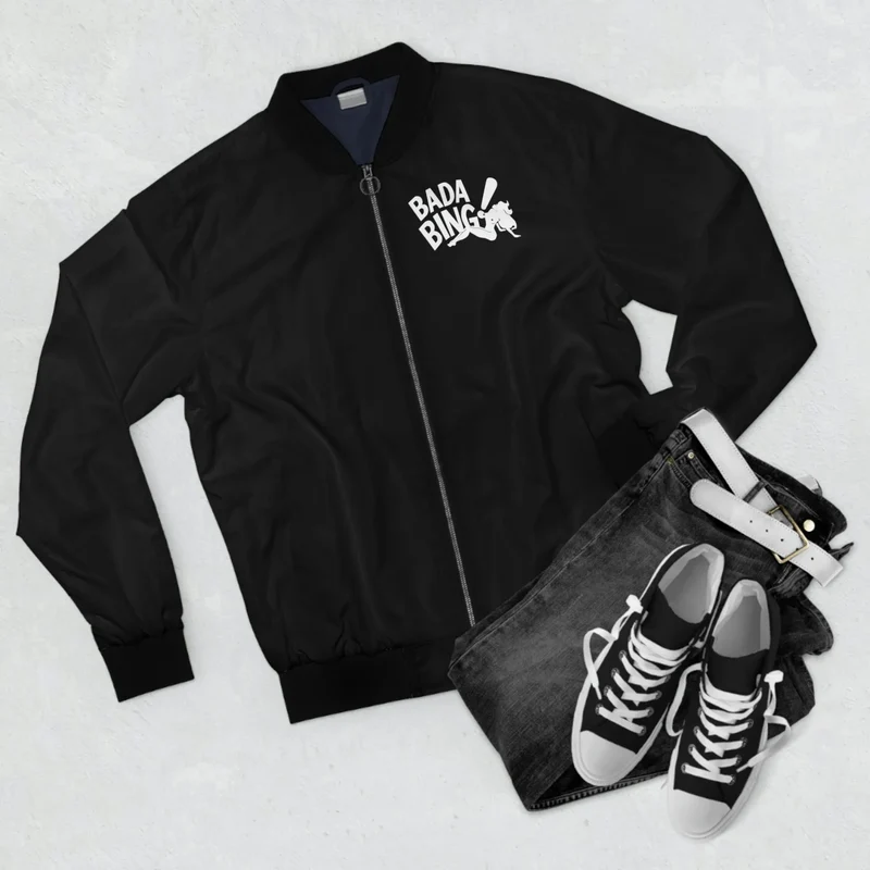 Bada Bing Mobsters club New Jersey Bomber Jacket