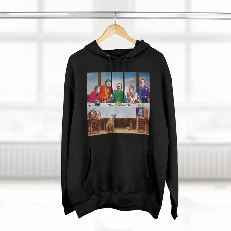 Clowns Movie Characters Jokers Art Pullover Hoodie