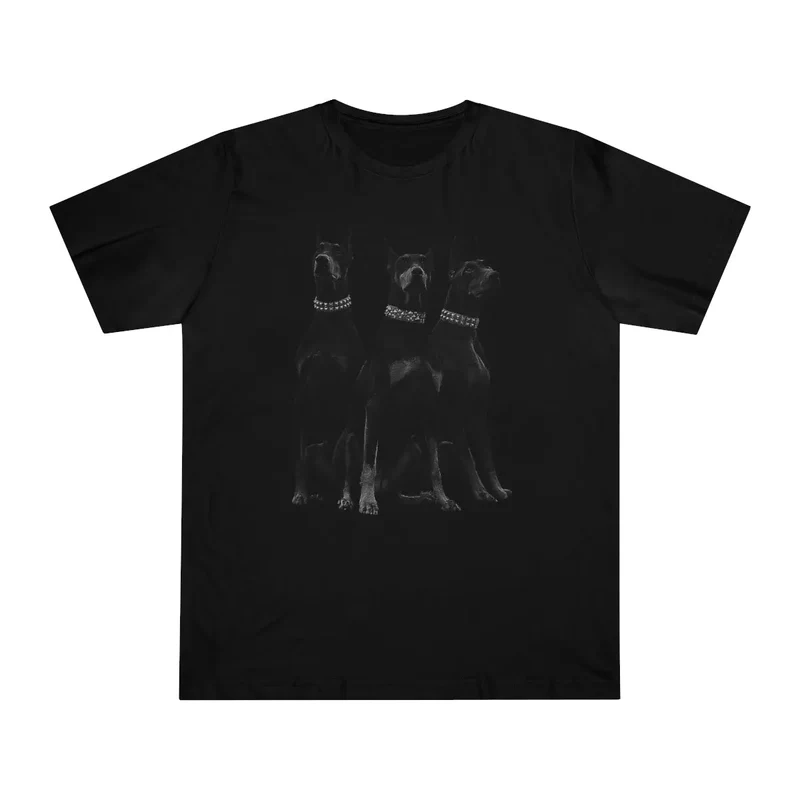 Dobermans Pinscher Gangster Dog Art T-shirt
