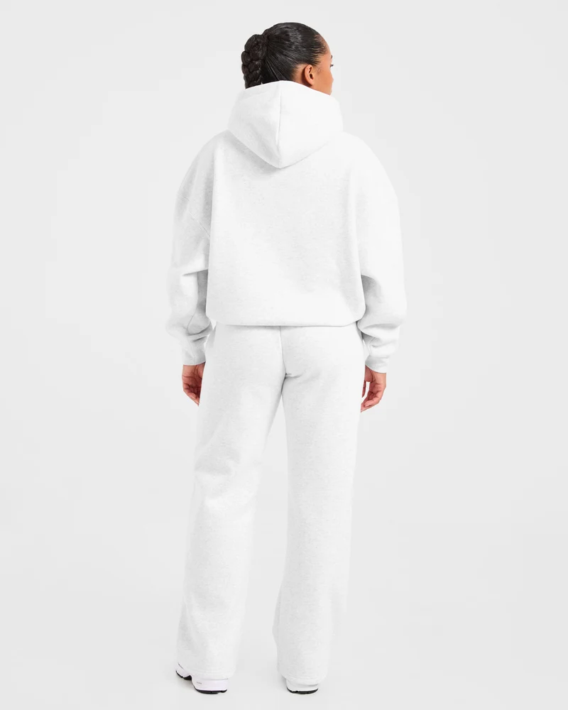Varsity 2.0 Oversized Straight Leg Joggers - Heather Gris