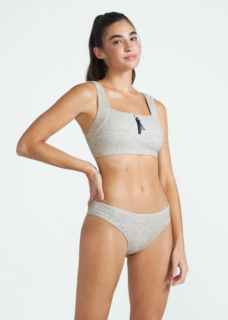 Top Biquíni Cropped Astros Textura