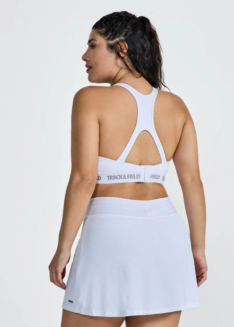 Top Mulher Elástico Logo