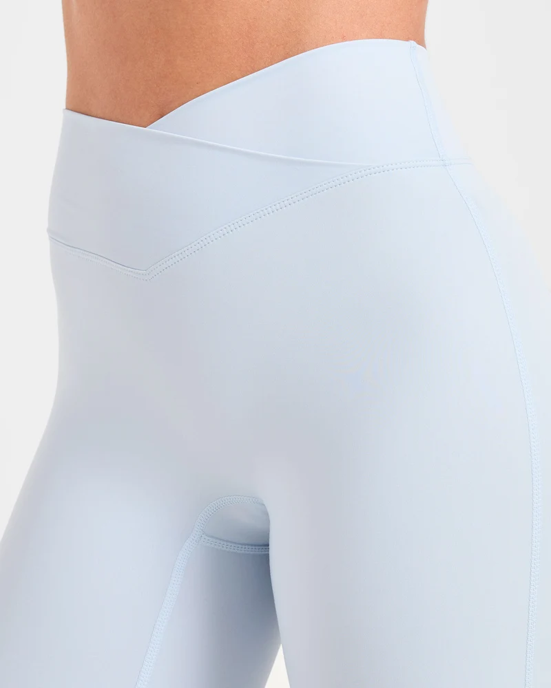 Sculpt Wrap Leggings - Iced Bleu