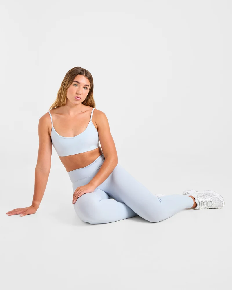 Sculpt Wrap Leggings - Iced Bleu