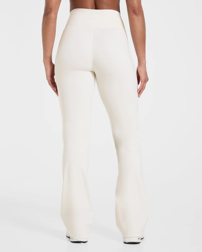 Sculpt Wrap Flared Leggings - Tofu