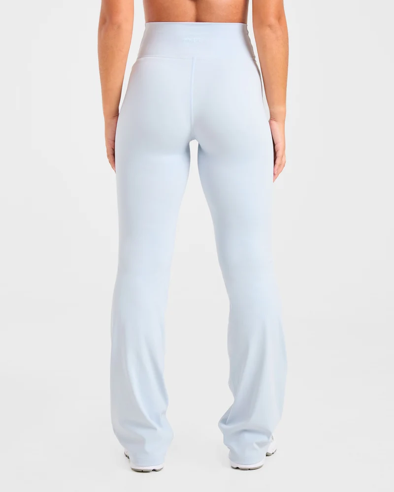 Sculpt Wrap Flared Leggings - Iced Bleu